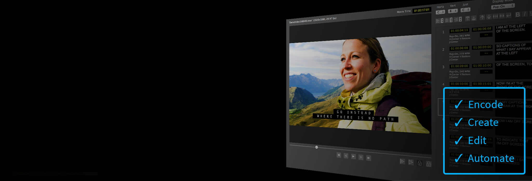 Closed Captioning with MacCaption and CaptionMaker