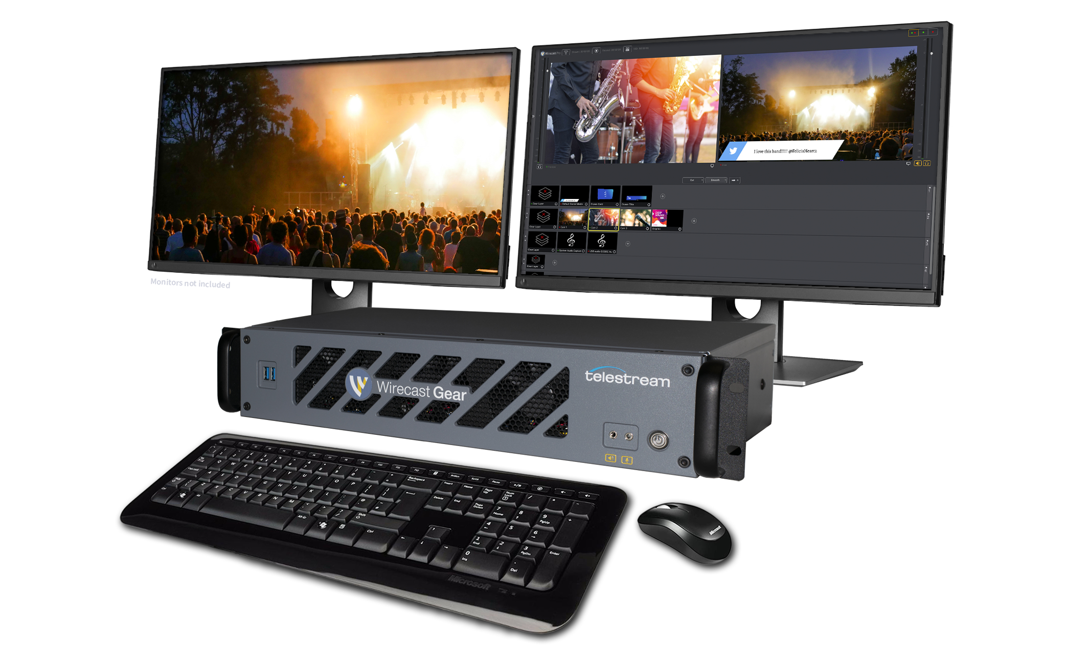Wirecast Gear all-in-one live video streaming production system
