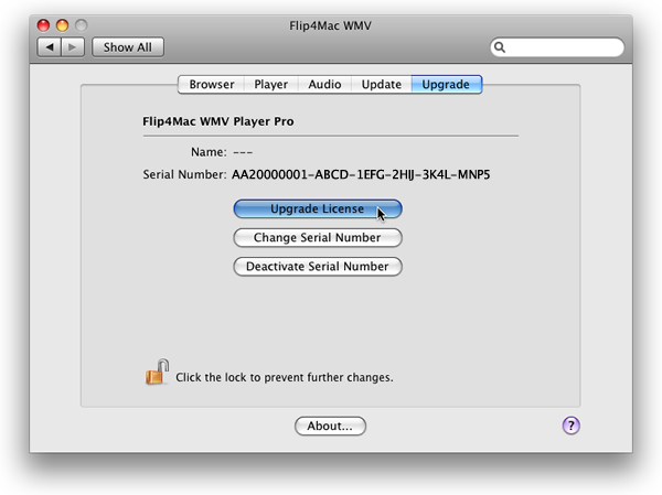 Click Update License