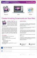 ScreenFlow Datasheet