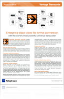 Video transcoding, workflow automation, FlipFactory Product Comparison PDF