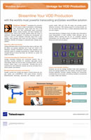 Video transcoding, workflow automation, FlipFactory Product Comparison PDF