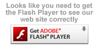 Looks like you need the Flash Plug-in to view parts of our site properly