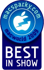 Macsparky Macworld 2009 Best in Show Award