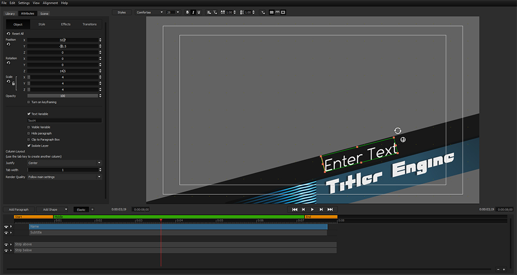 how to enable new blue titler how to enable new blue titler