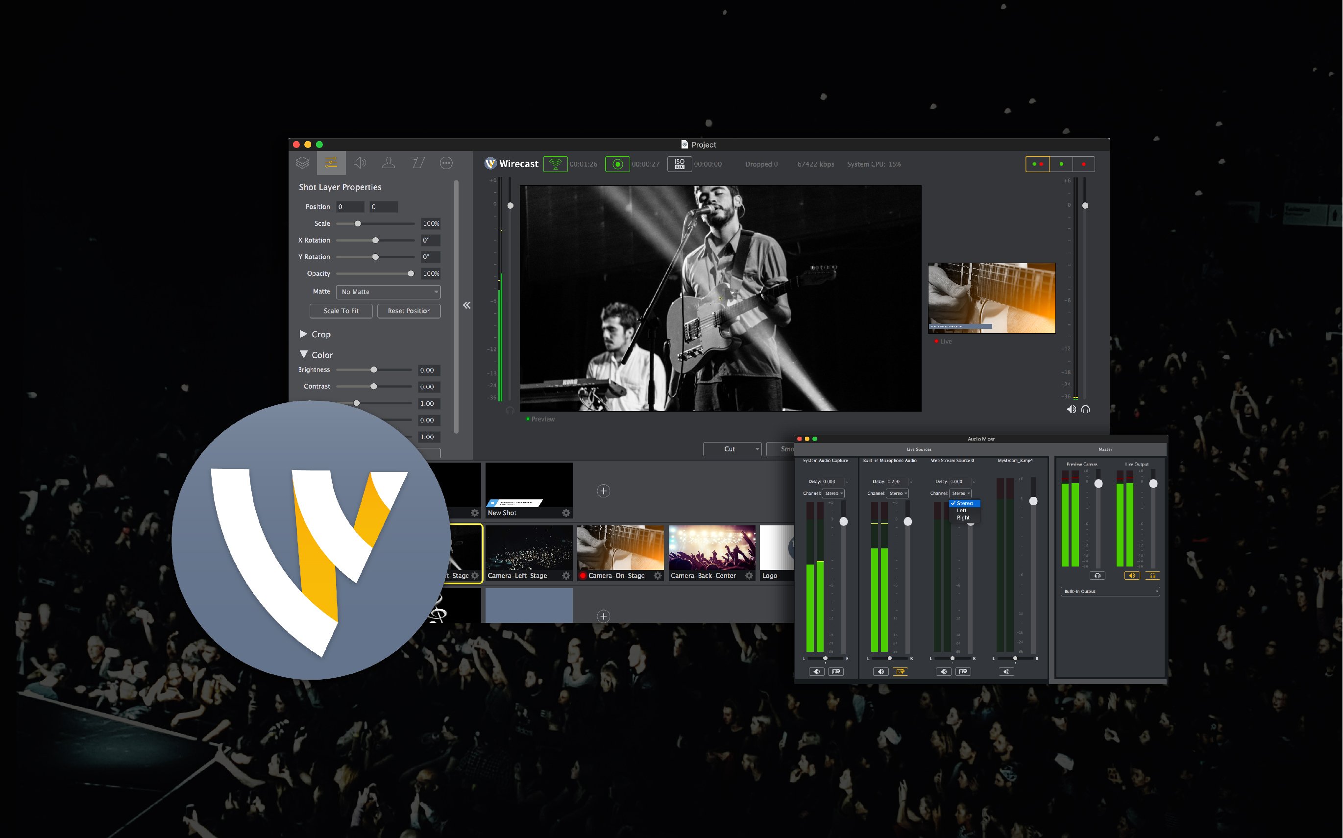 Telestream Ships Wirecast Version 7; Establishes Unmatched Expertise across Spectrum of Large & Small Live Streaming Applications - June 29, 2016 - Telestream Press Release