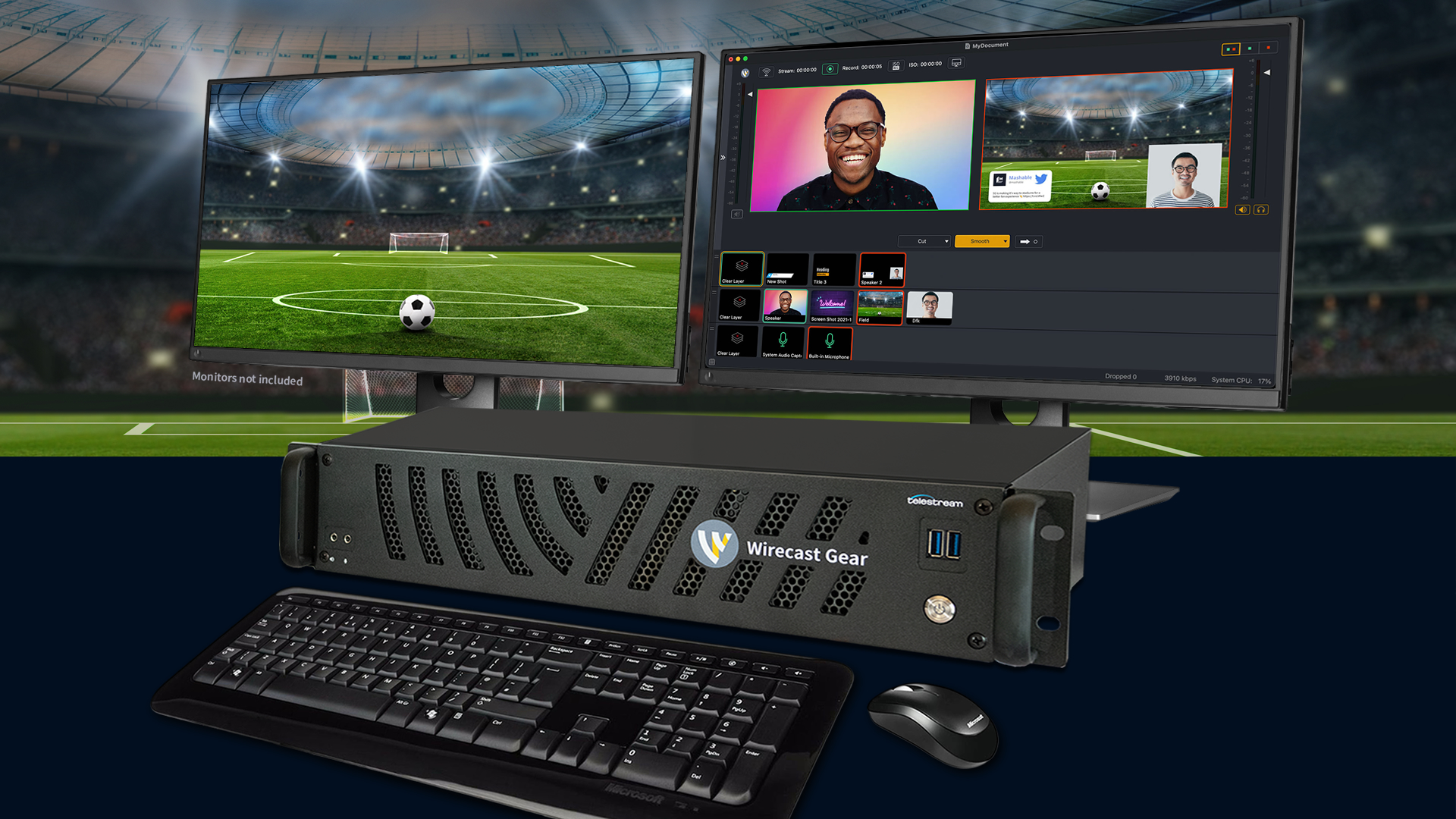 Telestream Announces New Wirecast Gear 1080P and 4K Streaming Hardware Solutions
