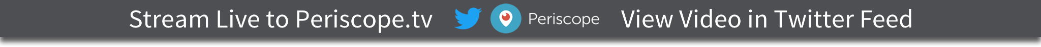 Stream live to Periscope.tv and view video in Twitter feed