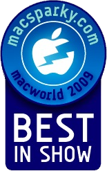 Macsparky Macworld 2009 Best in Show Award